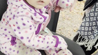 Daddy Lets Baby “Drive” His Dirty Car | Tiny Pretend Play Clip