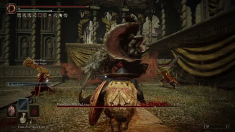 Elden Ring DLC | Divine Beast Dancing Lion boss fight w/2 cooperators on NG