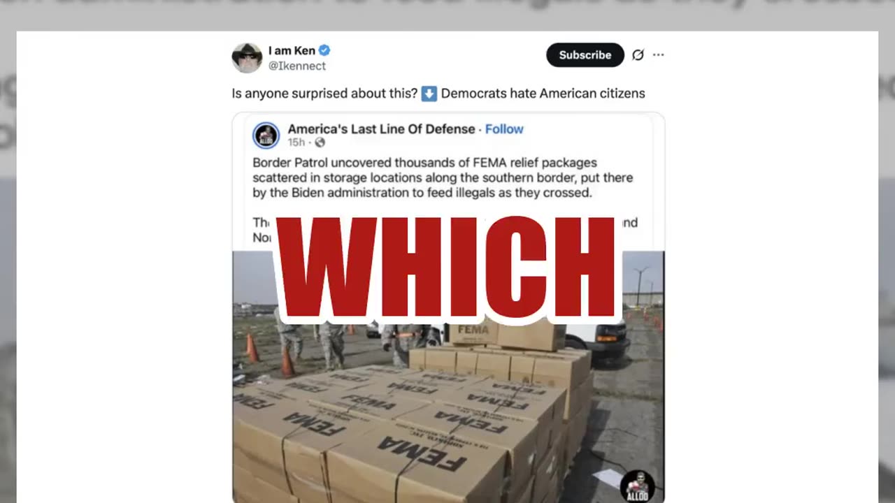 Fact Check: Border Patrol Did NOT Find Hurricane Survivor FEMA Packages Re-Routed to 'Feed Illegals'