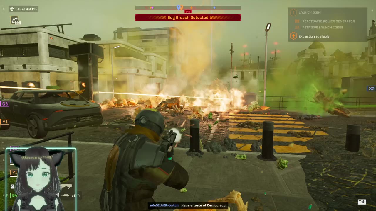 Avenge the Waifu in #helldivers2 #vtuber #gamergirl