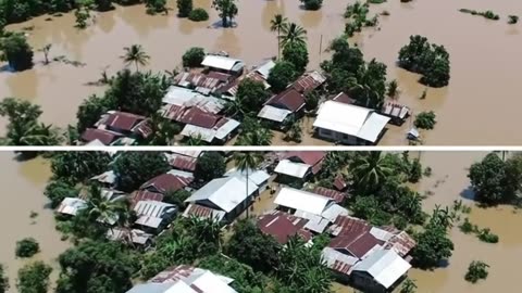 Uttarkashi natural disaster 😱 caught in camera #Uttarkashi #disaster