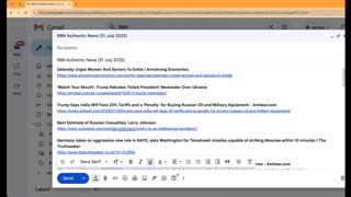 RBN Authentic News (31 July 2025)