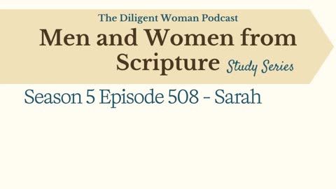 S5 Episode 508 - Sarah