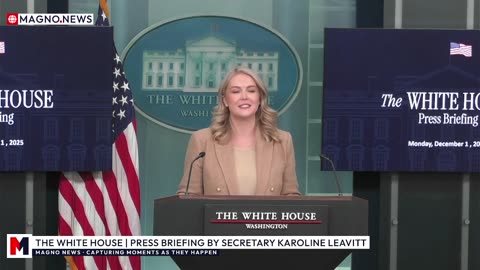 🇺🇸 Press Secretary Karoline Leavitt Schools Legacy Media Reporters at White House Briefing [LIVE]