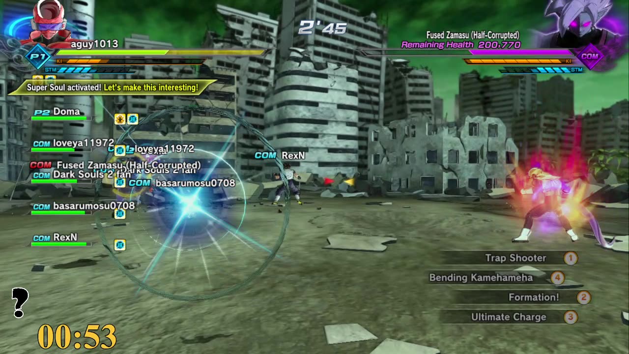 Dragon Ball Xenoverse 2 Fuse Zamasu Raid Lite Grinding
