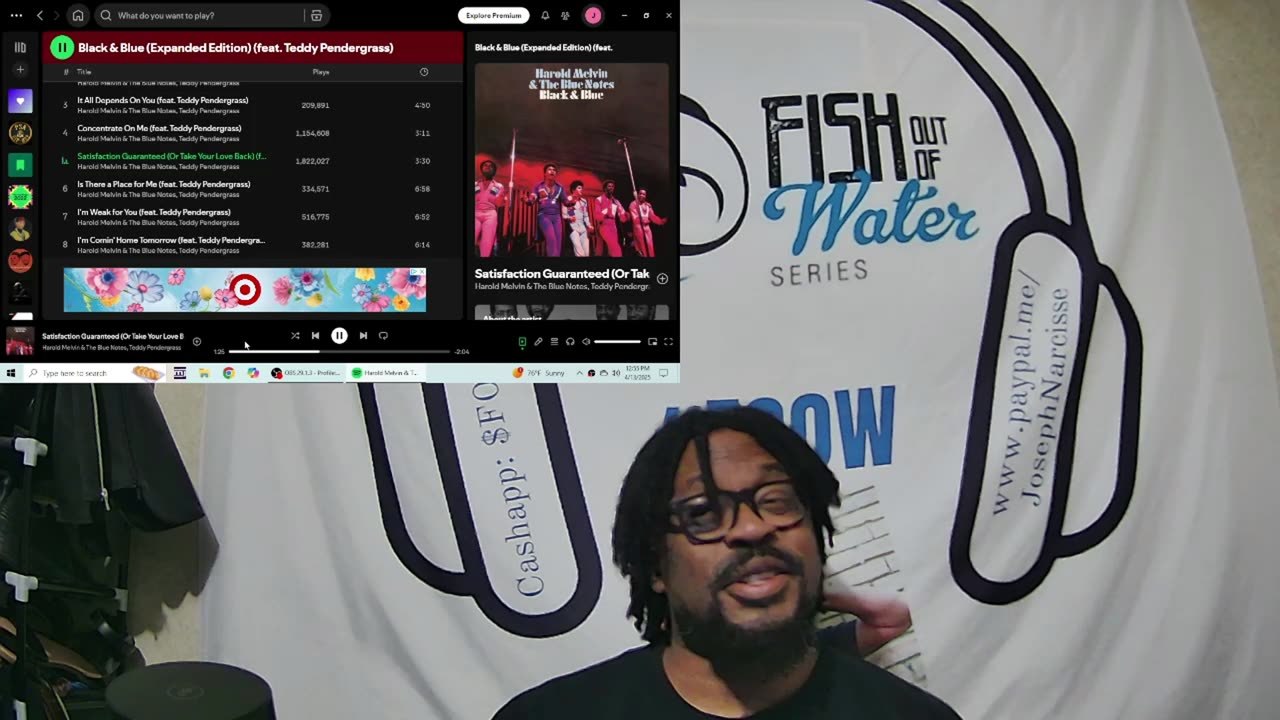 Harold Melvin The Blue Notes Satisfaction Guaranteed Reaction