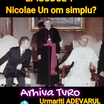 Nicolae Ceausescu Ecumenistul Eretic oleaca si el pe la nepapa Paul VI, 26 mai 1973