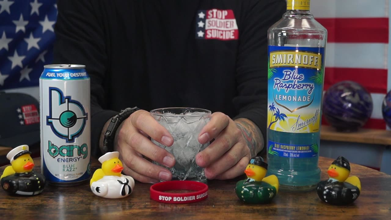 William Mattisson - Smirnoff Blue Raspberry Lemonade Vodka & Bang Blue Razz Energy Drink