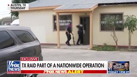 POLICE RAID CHINESE-RUN HUMAN TRAFFICKING RINGS