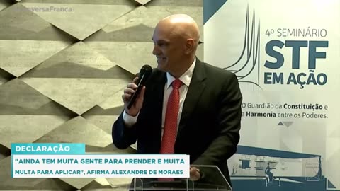 "Ainda tem muita gente para prender e muita multa" para aplicar afirma Alexandre Nazista.