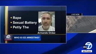 🚨 ABC7 Eyewitness News confirms the violent criminal histories of illegals arrested in LA