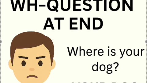 ❓ ASL GRAMMAR RULE: WH-QUESTION AT END