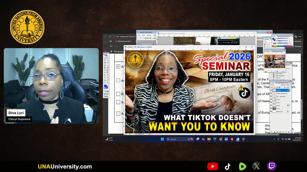 What Tiktok doesn't want you to know about your Birth Certificate.