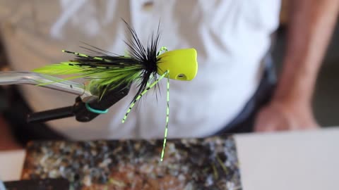 Bass Popper Kit Review After Tying