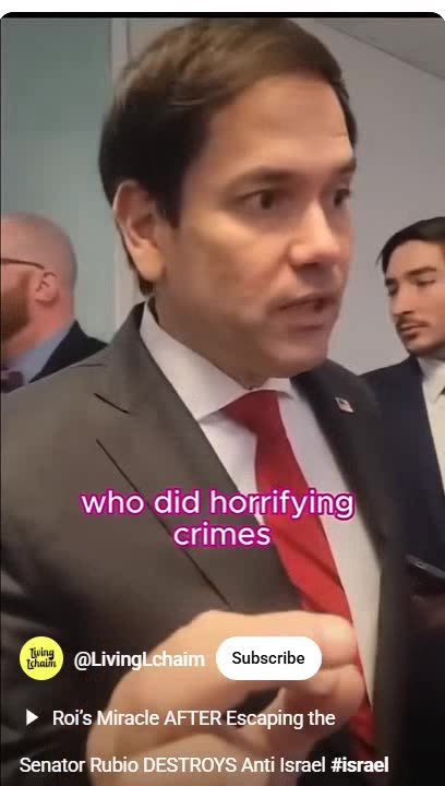 Senator Rubio DESTROYS Anti Israel