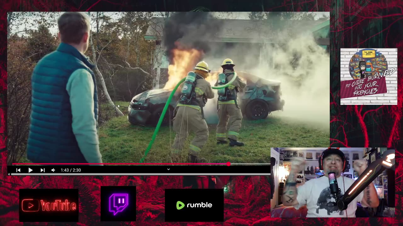 Sharp Corner Trailer Reaction