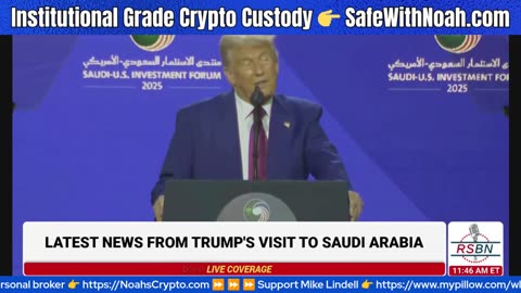 🟢 WATCH LIVE: President Trump Speaks In Saudi Arabia