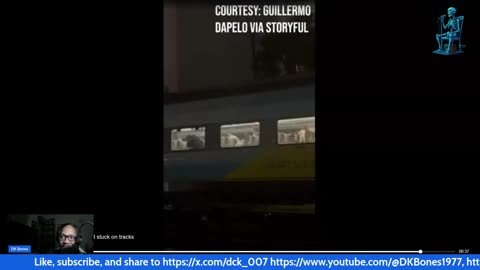 Skip to content Not even a robot delivery is safe from Bright line rails!