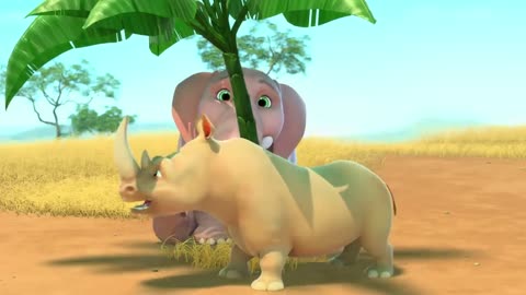 Sweet Moments of the Jungle Beat | Monkey and Trunk | kids video | Kids Cartoon