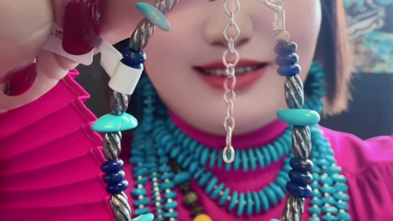 250610-5 Turquoise and Lapis Lazuli Bracelet: Interstellar Blue Duet on the Wrist