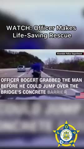 In Split Second, Officer Bogert stopped man from jumping over bridge’s concrete barrier