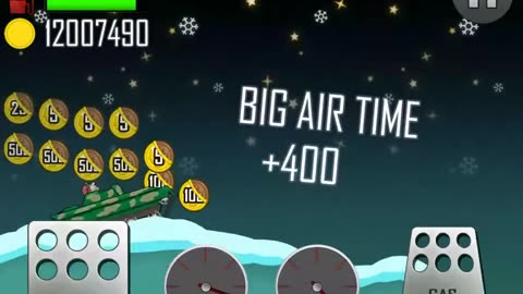 Hill Climb Racing, Jeep, Nuclear Plant, 1639m