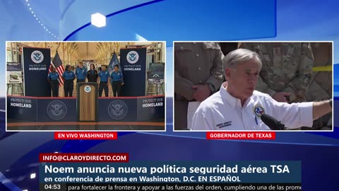 EN VIVO Y EN ESPAÑOL: Kristi Noem anuncia la nueva política de seguridad de la TSA – ¡Adiós a quitarse los zapatos en los aeropuertos!