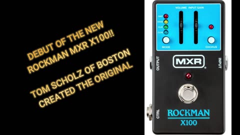 TONY'Z ON THE GUITAR - DEBUT OF THE NEW ROCKMAN MXR X100 GUITAR PEDAL!!