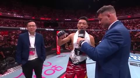 Sumudaerji Octagon Interview | UFC Shanghai