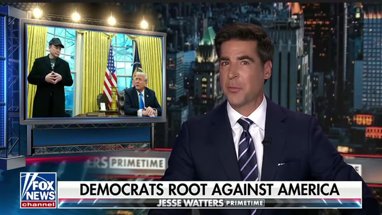 Jesse Watters - Mar 19, 2025 - Dem's HATE Musk and Tesla