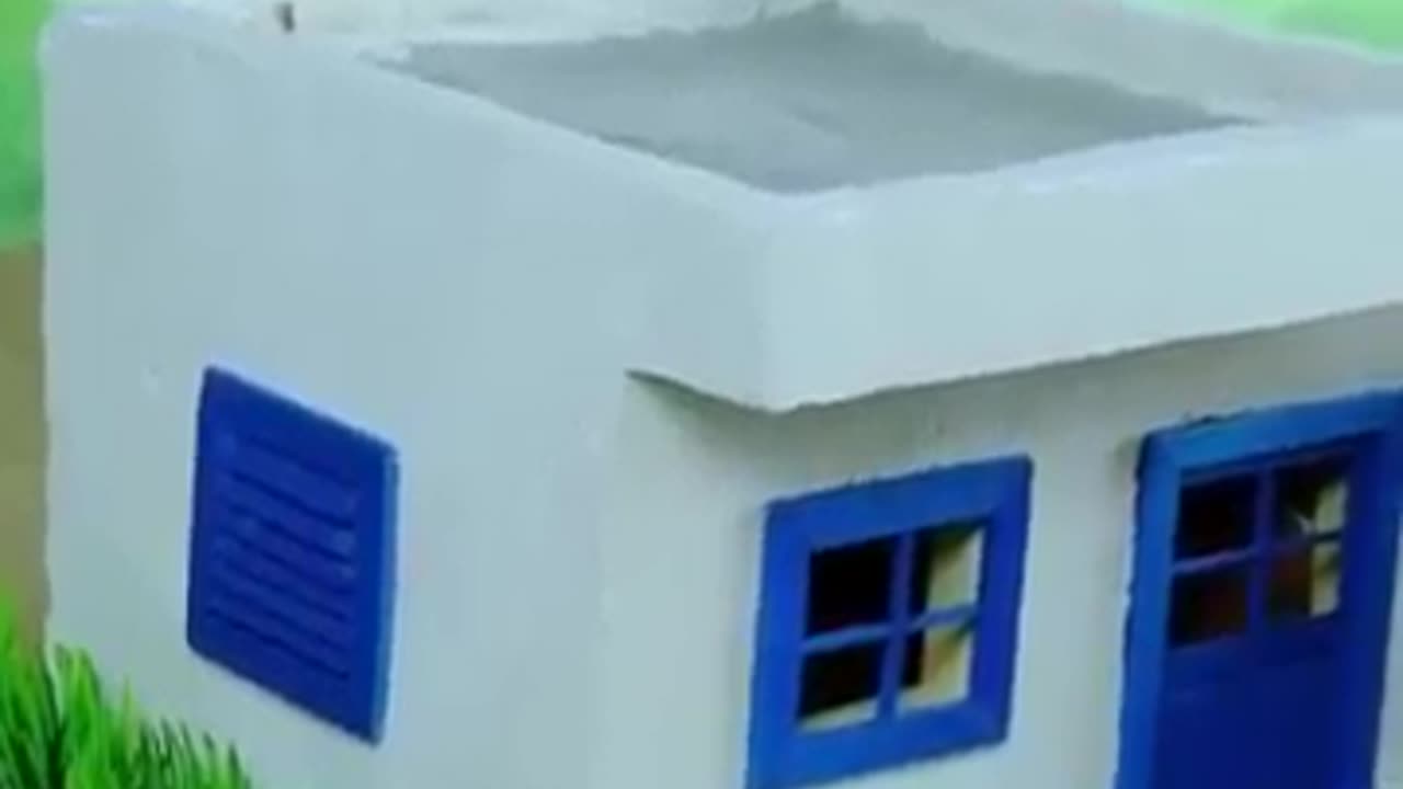 Building a mini House #vfuho #house #shorts