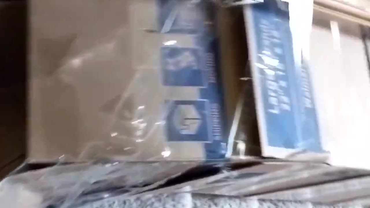 Stairs Turned Into Cardboard Box Slide