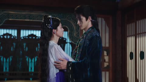 Fan Yue & Bai shuo moonlight mystique bai shuo gets upset and fan Yue comforts her episode 12