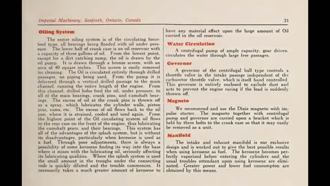Imperial Machinery by The Robert Bell Engine & Thresher Co Catalog No Sound, Historical Reference