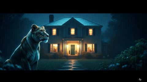 Lioness Seeks Help For Cub at Human Door!