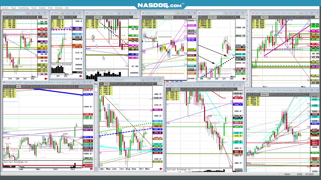 NOV3 AM Futures NASDOG Soybeans, oil, meal up 16% in days.