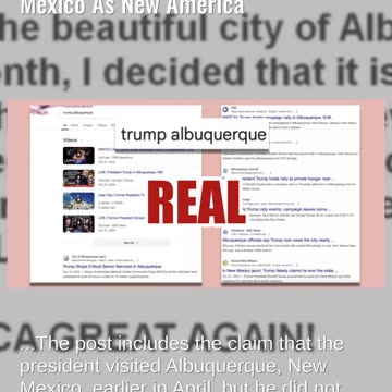 Fact Check: Trump Did NOT Post On Truth Social He's Renaming New Mexico As New America