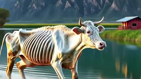 A cow crocodile