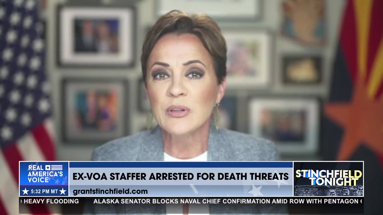 EX-VOA STAFFER ARRESTED FOR DEATH THREATS AGAINST MTG