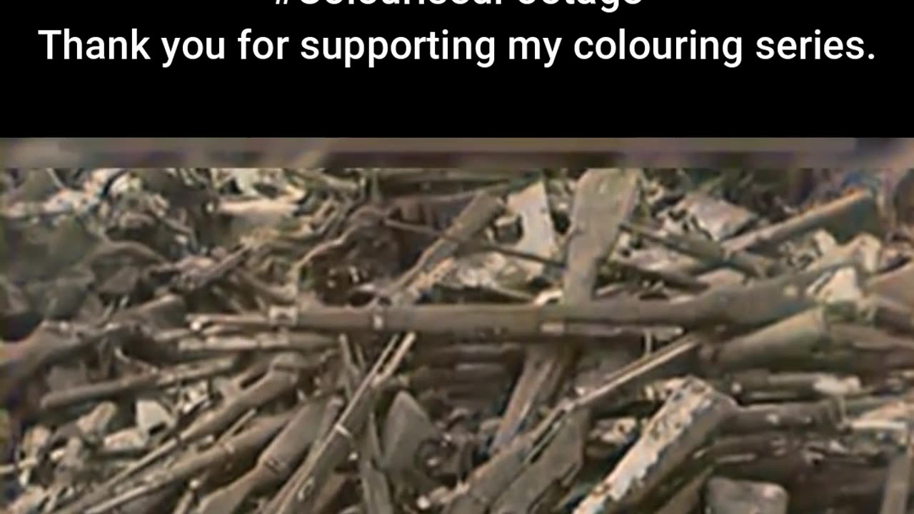 Buried Power Soviet Soldiers Find Tank Depot #ColourisedHistory