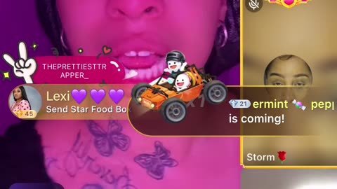 TRAP CECE EXPOSES LIONEL/LYSOL FOR R WORD , LYSOL HITS CECE ON BIGO LIVE