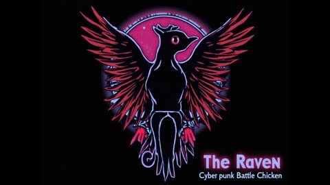 Cyber Punk Battle Chicken - The Raven