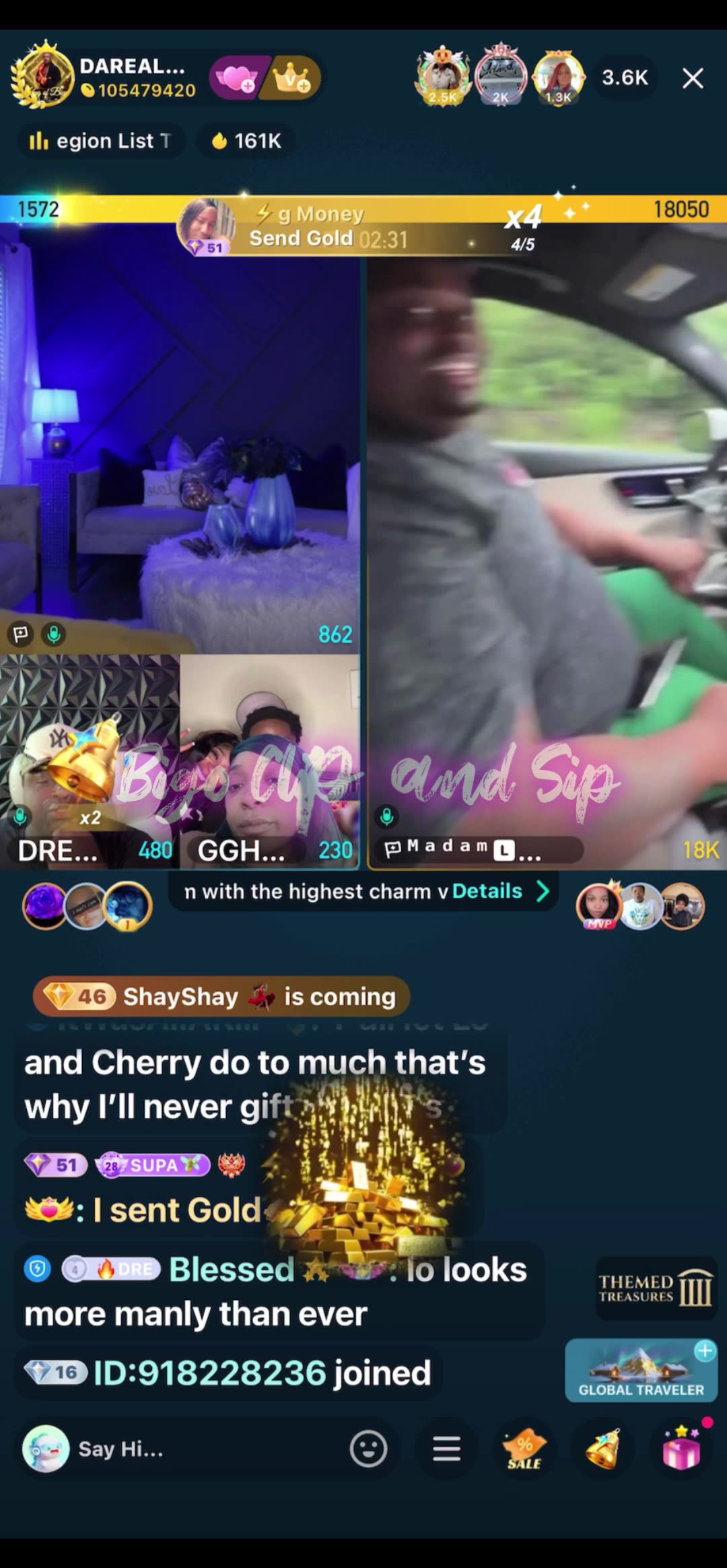 Team PK Supa GG ft MadamLo going at DreBabys professionalism 9/3/25 #bigoclipandsip