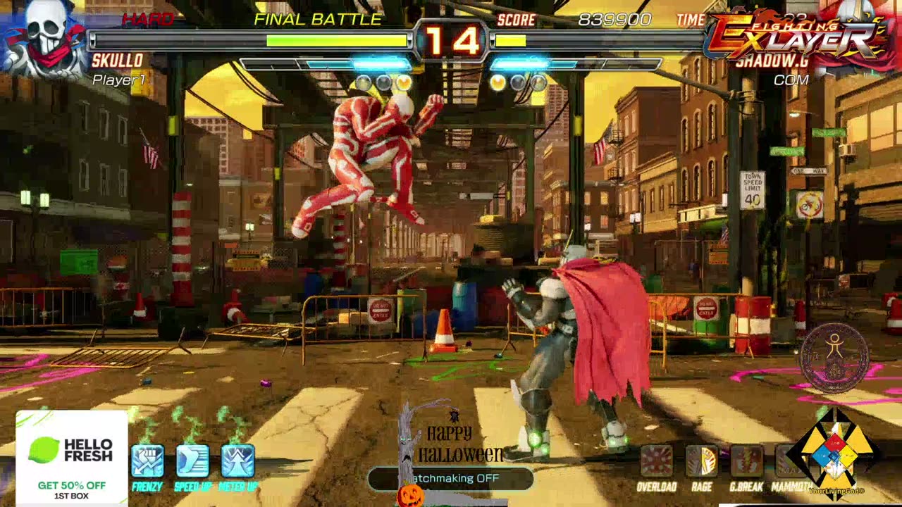 Fighting EX Layer ON A ᕈS5 🎮 : SKULLOMANIA ( スカロマニア )2025 HALLOWEEN RUN