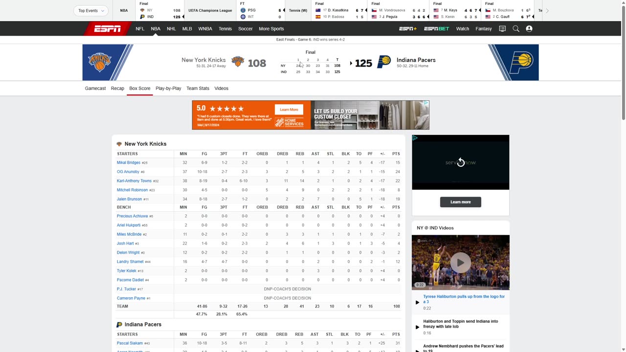 Pacers Dominate The Knicks - Knicks vs Pacers Game 7 Reaction