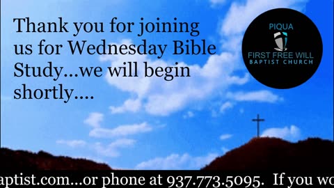 Wednesday Night Bible Study for September 10, 2025.