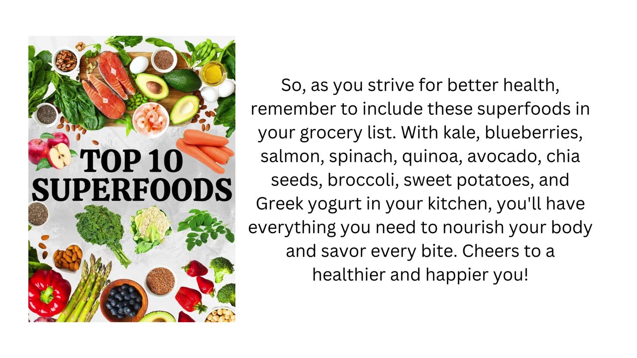 Top 10 Super Foods