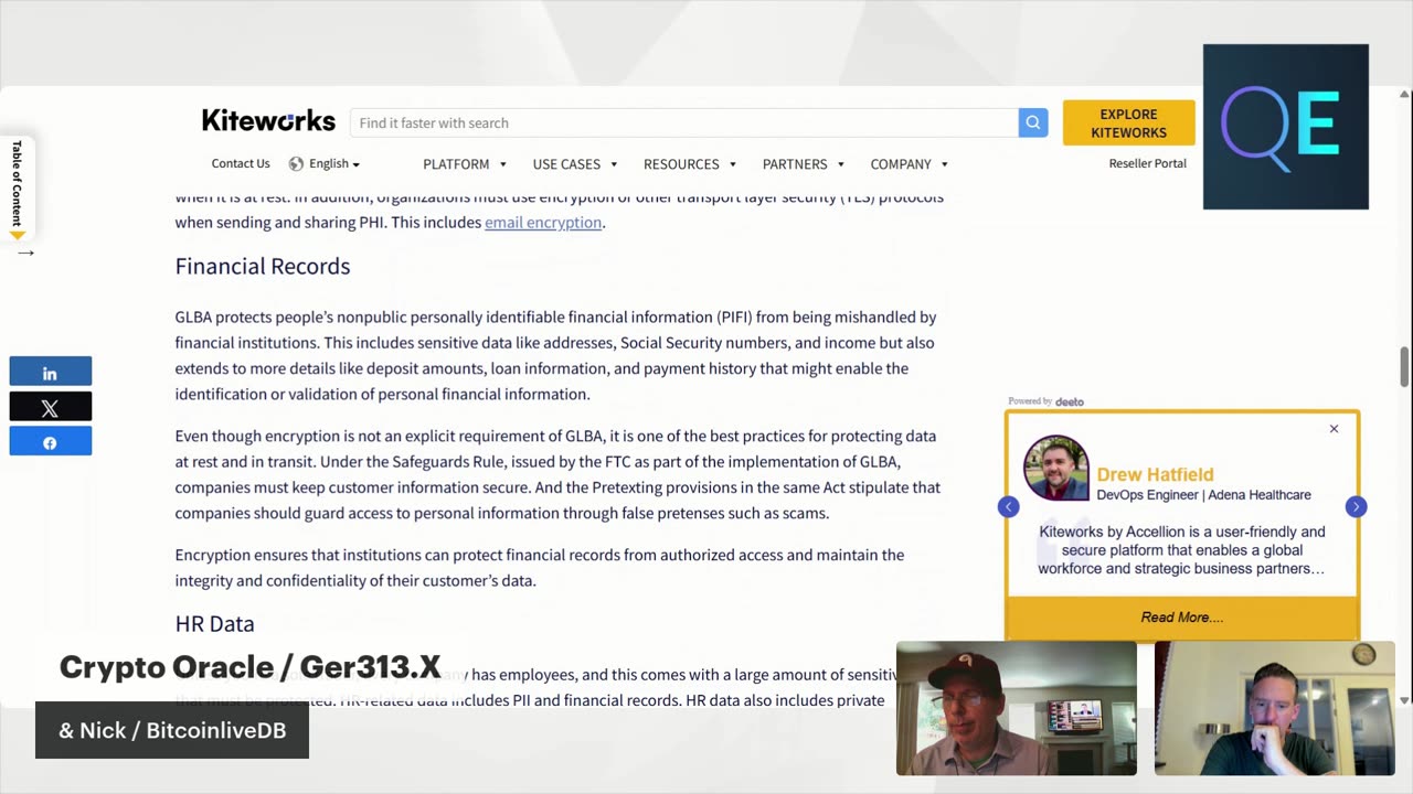 #ProofOfWork EP39 “Why ALL #DATA needs encryption” w/ Gerald @ger313 & Nick