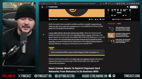 Tim Pool and Gavin McInnes Talk credit card censorship and government debanking