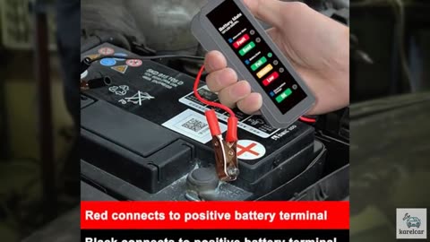 12V Car Battery Tester and Alternator Tester, Automotive Load Tester Indicator,